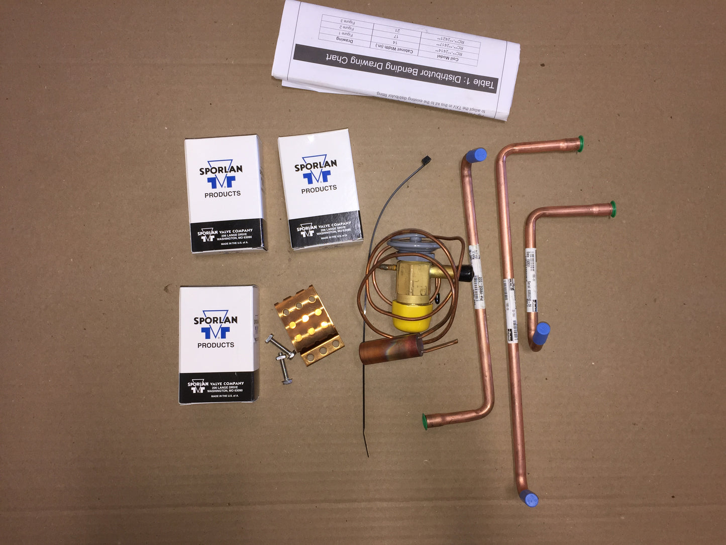 Válvula de expansión térmica de 2 toneladas R-22