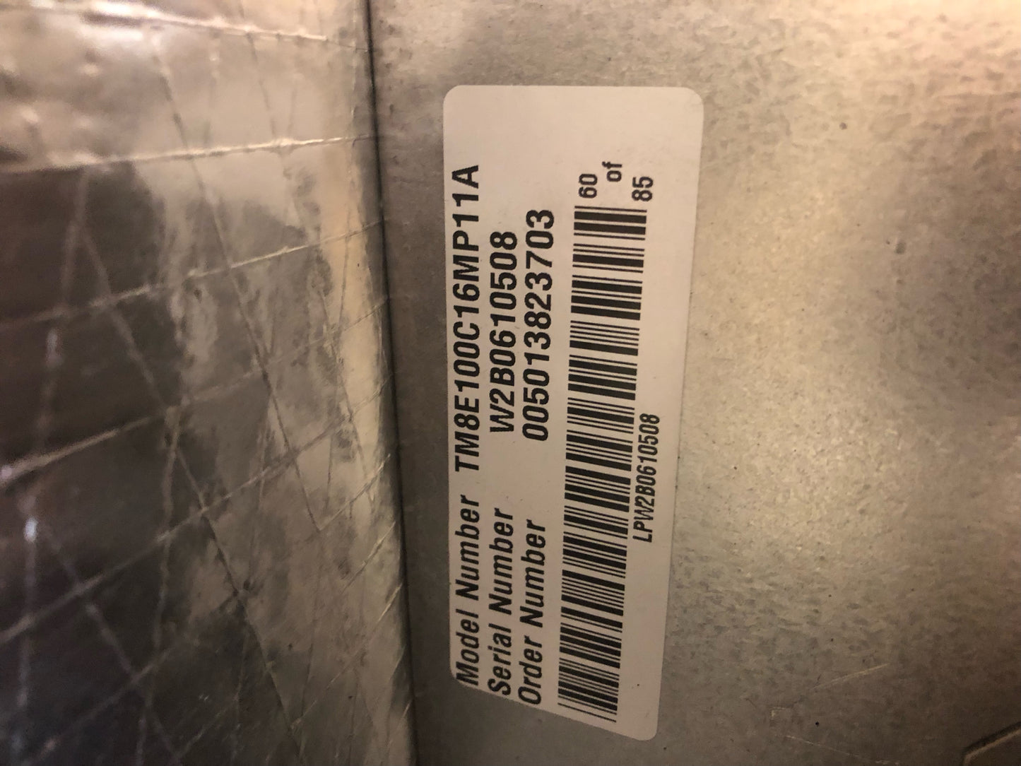 100,000 Btu  Standard ECM Multi-Position Natural Gas Furnace, 80% 115/60/1 1600 Cfm