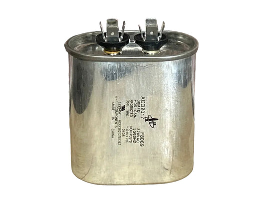 370 Vac, 30MFD 50/60 Hz, Oval Capacitor