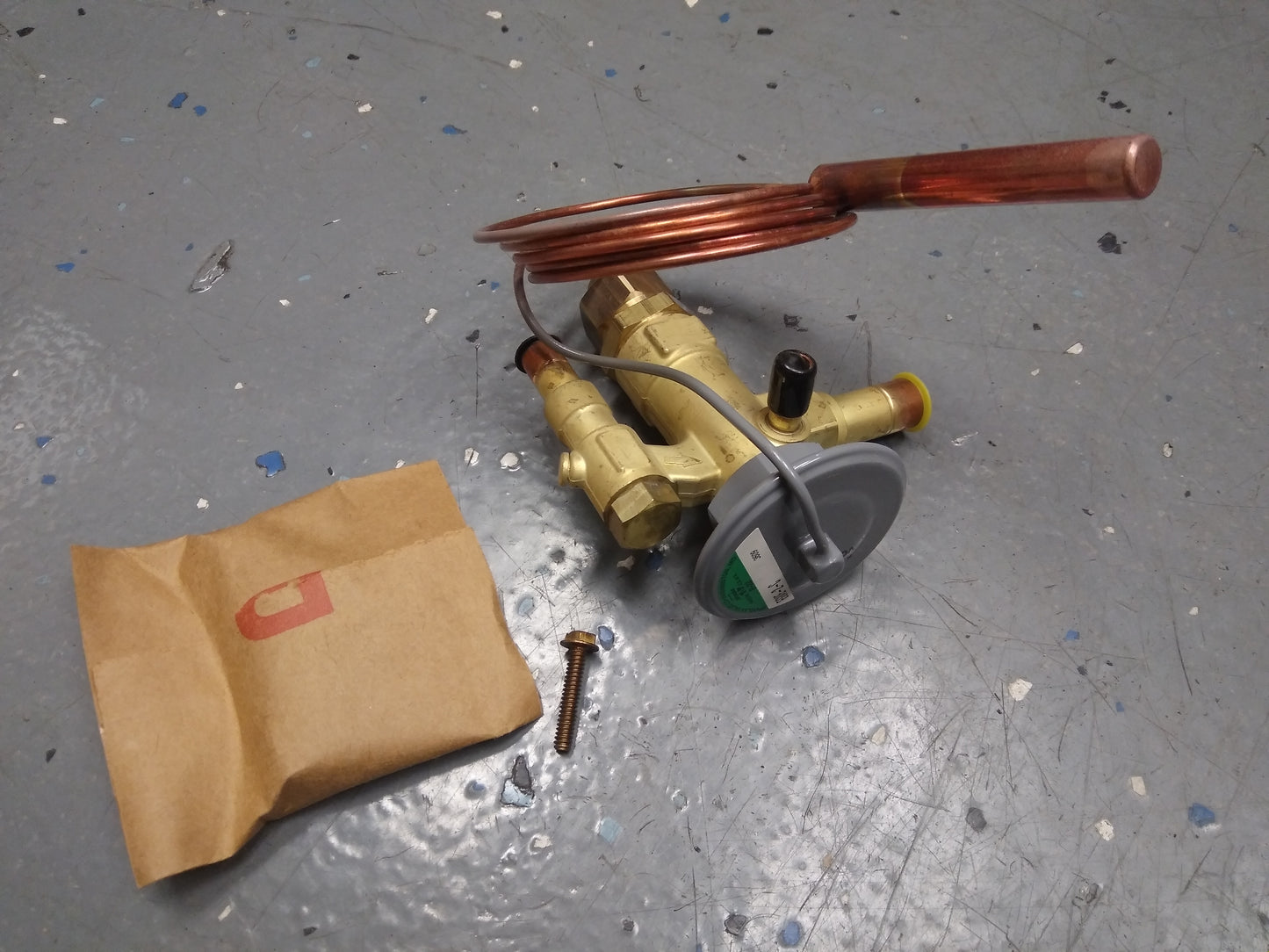 1/2" X 3/8" ODF 2 Ton Thermal Expansion Valve w/60" Capillary R-22