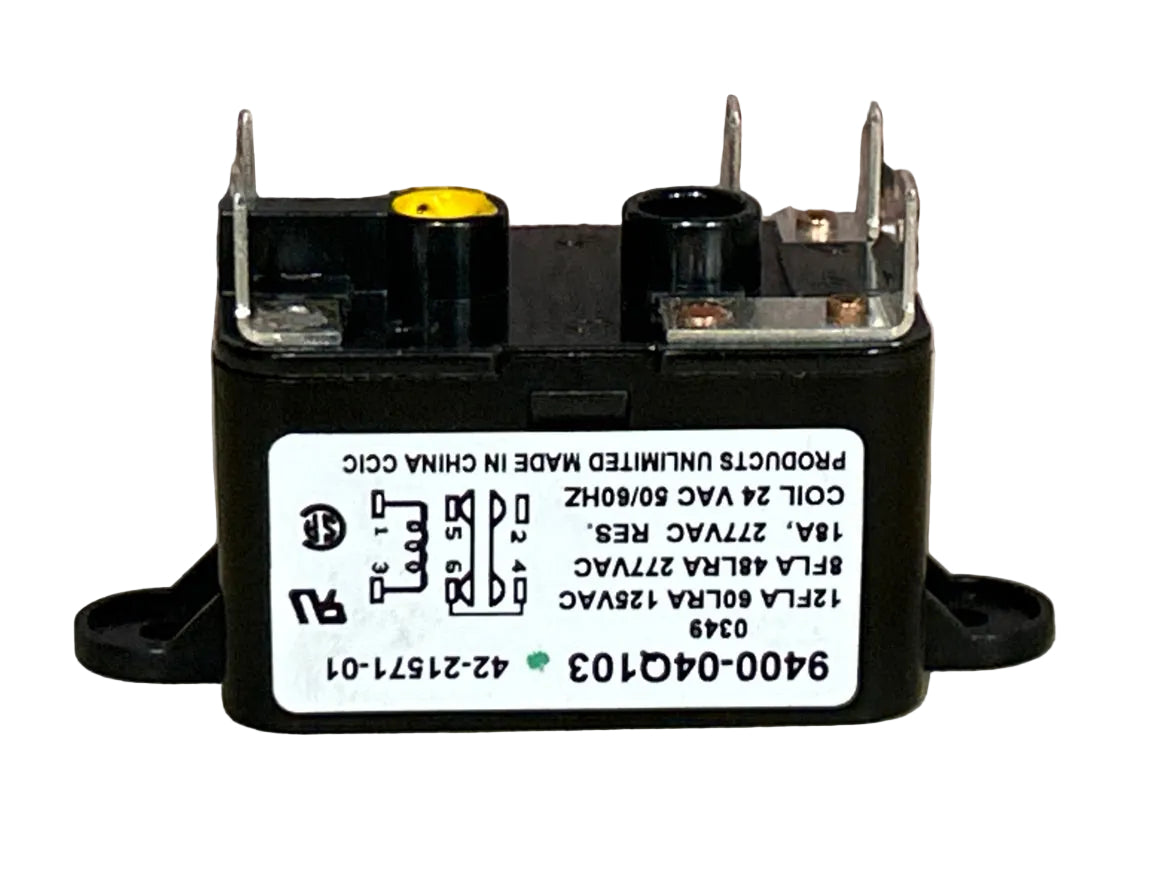24 V, 50/60 Hz, 18 Amps, Relay
