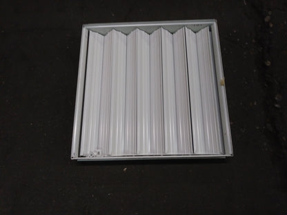 15 x 15" Steel/White Opposed Blade Damper"