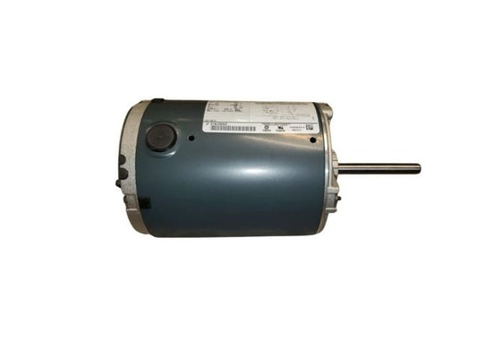 Motor de ventilador de condensador de eje único y velocidad única de 1/2 HP, marco 48Z, extremo de avance en sentido contrario a las agujas del reloj, 460/60/3, 1100 RPM