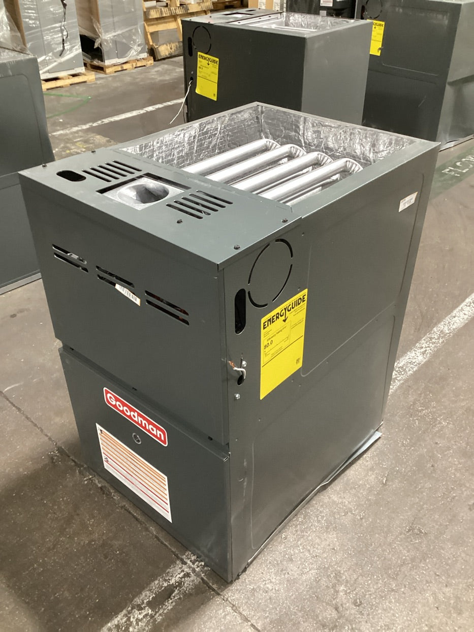 80,000 BTU Two-Stage Upflow/Horizontal ECM Multi Speed Gas Furnace 80% AFUE 115/60/1 CFM: 2000