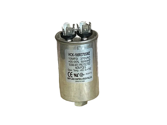 370 Vac, 10MFD 50/60 Hz, Round Capacitor
