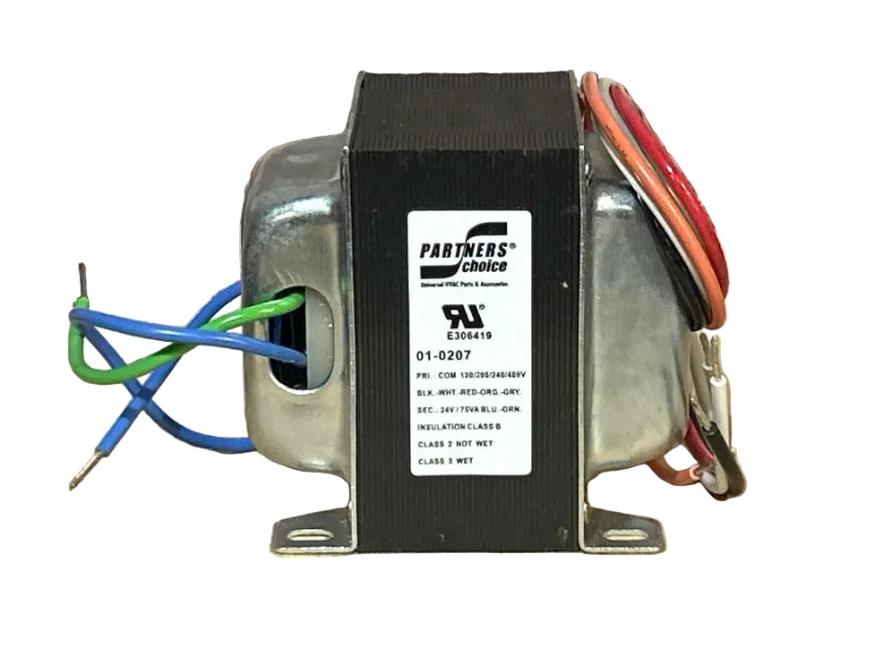 120/208/240/480/24 V, 50/60 Hz, 75VA Transformer