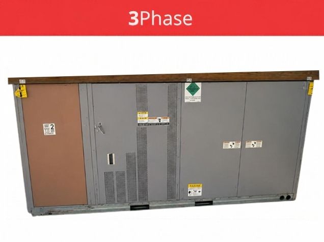 12.5 Ton Two-Stage Convertible Packaged Heat Pump Unit, 10.6 EER, 208-230/60/3, R410A