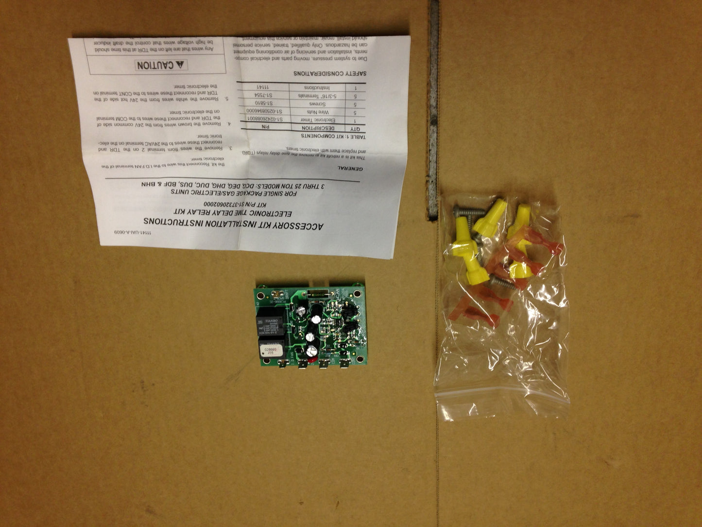 Electronic Time Delay Relay Kit