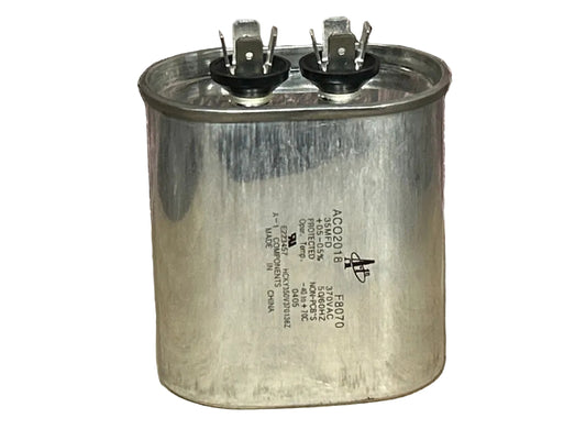 370 Vac, 35MFD 50/60 Hz, Oval Capacitor