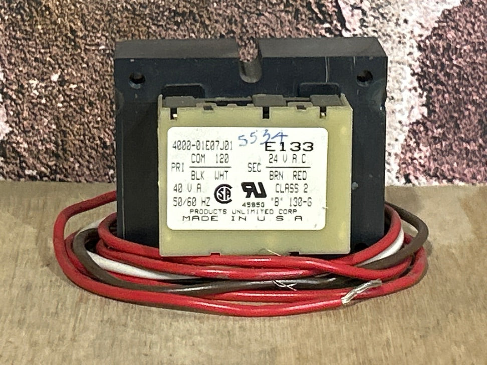120/24 V, 50/60 Hz, 40VA Transformer