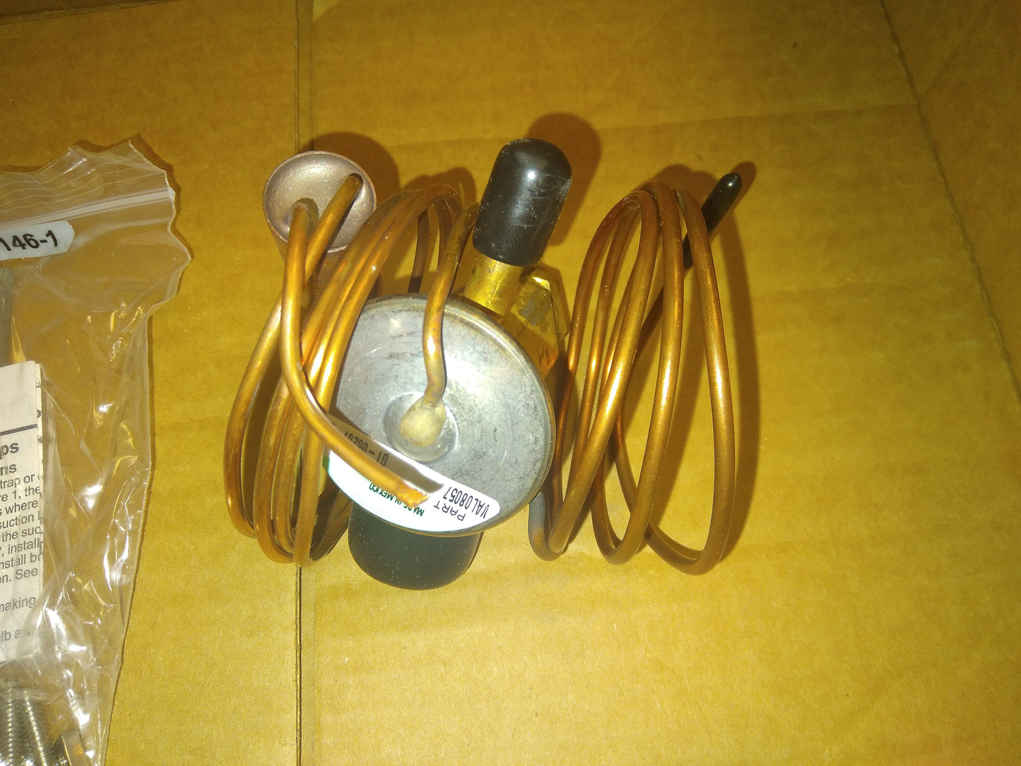 5 Ton Adjustable External Wide Range Thermal Expansion Valve/W 1/8ODF External Bleed Port Equalizer