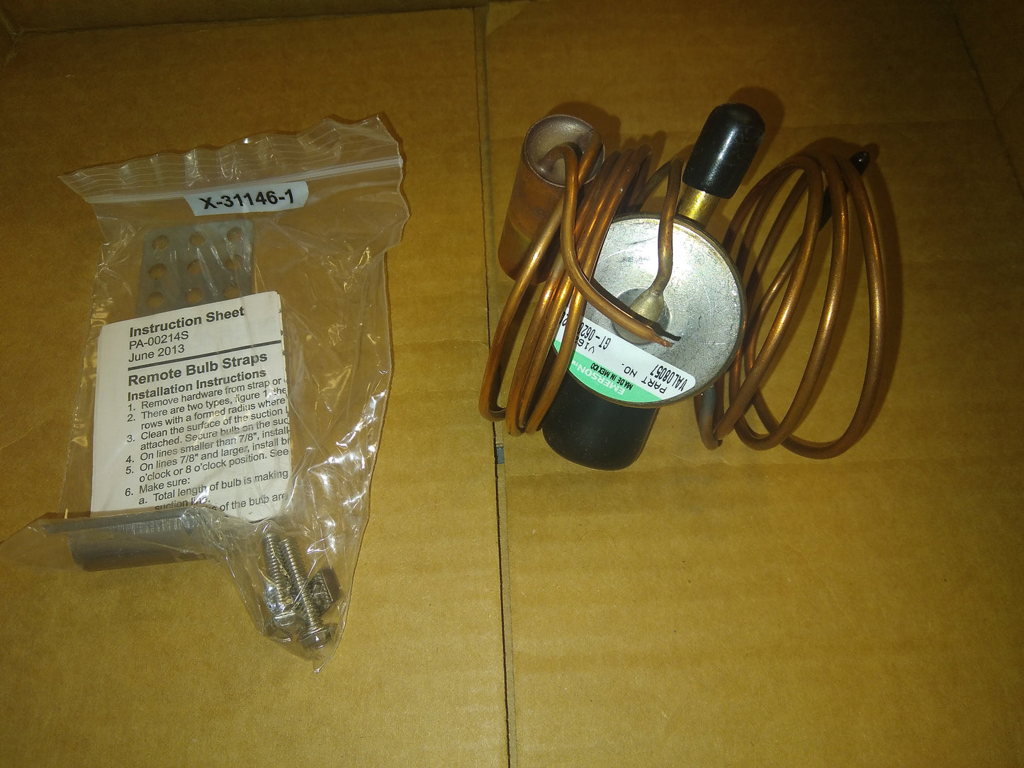 5 Ton Adjustable External Wide Range Thermal Expansion Valve/W 1/8ODF External Bleed Port Equalizer