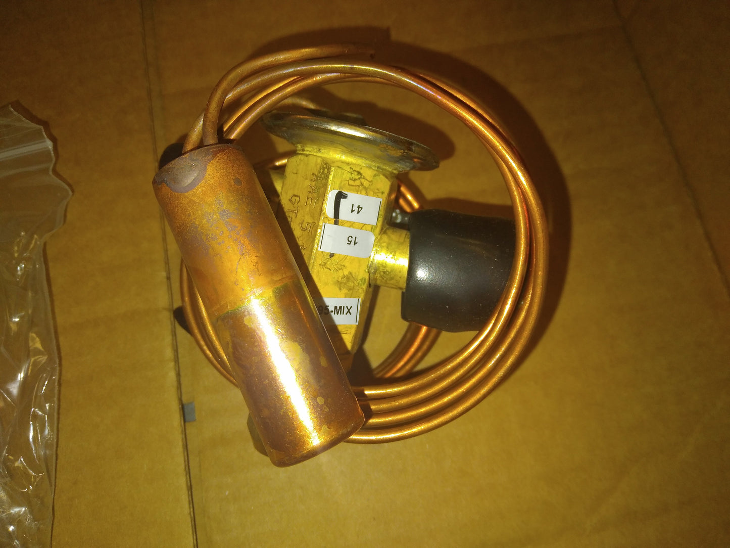 5 Ton Adjustable External Wide Range Thermal Expansion Valve/W 1/8ODF External Bleed Port Equalizer