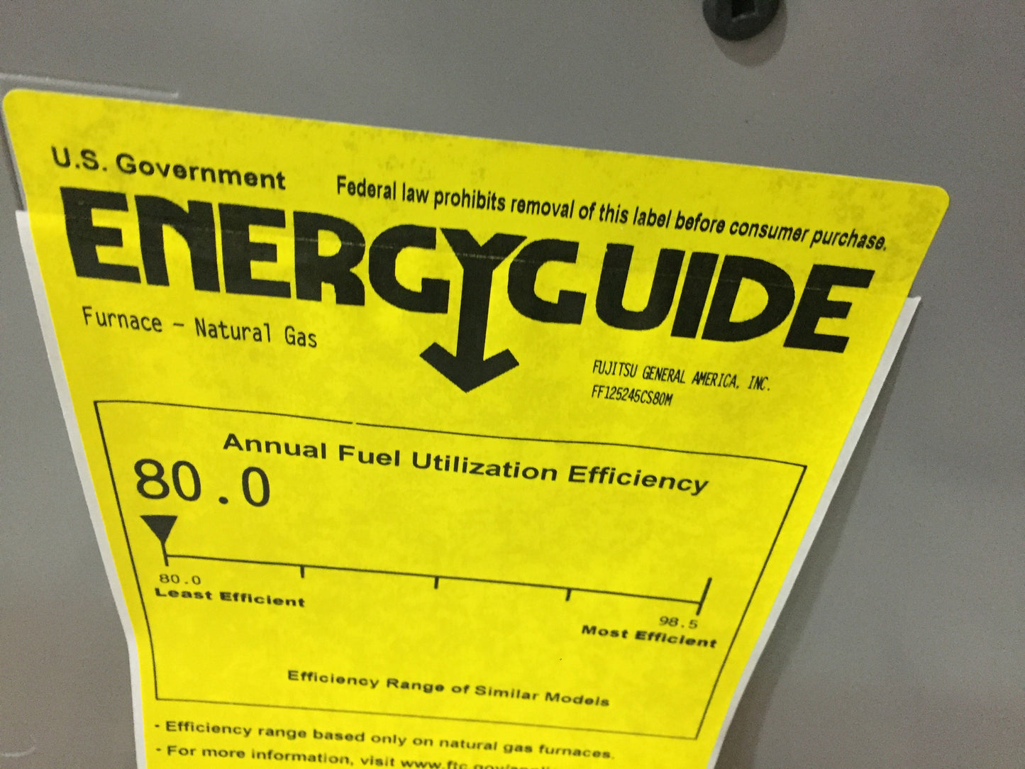 125,000 BTU 1-Stg Up/Horz ECM Multi Speed Gas Furnace 80% and 3.5 Ton Up/Down Cased A Coil R22/R410A