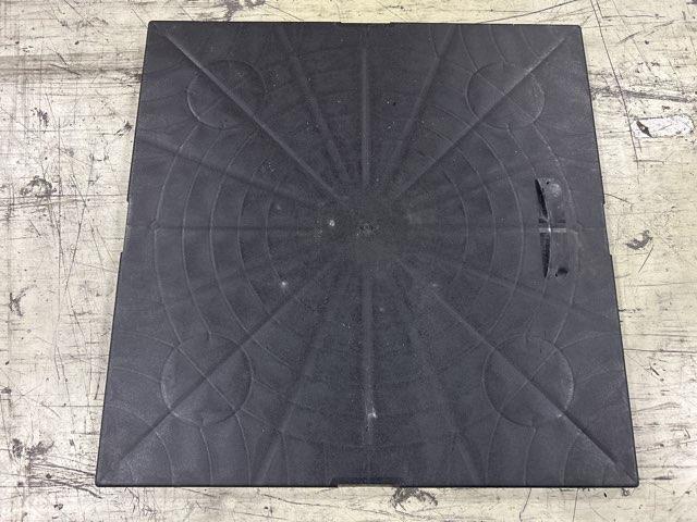 1/2" X 6' Electrical Whip with 60A 240V Non-Fused 3-Wire Disconnect and 36x36x2" Black Equipment Pad