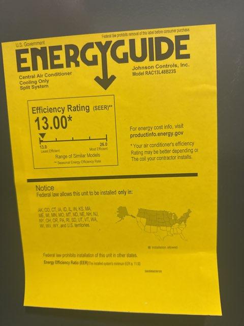 100,000 BTU 1-Stg Up/Horz Gas Furnace 80% and 4 Ton SS Air Conditioner 208-230/60/1 R410A 13 SEER