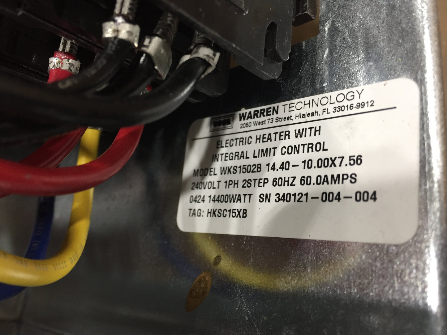 2.5 Ton AC/HP Multi Comm Compatible Air Handler and 15 kW Electric Heat Kit w/Integral Limit Control