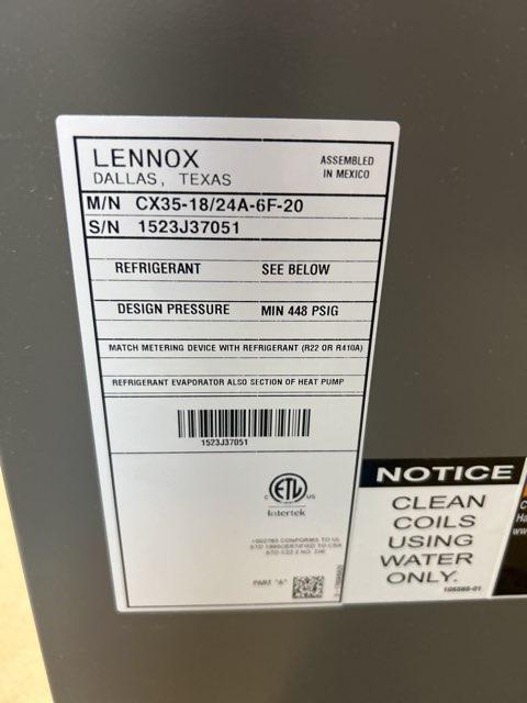 40,000 BTU Multi ECM Gas Furnace 80%, 1.5 Ton SS HP R410A 14.3 SEER2 with 2 Ton Upflow Cased A Coil