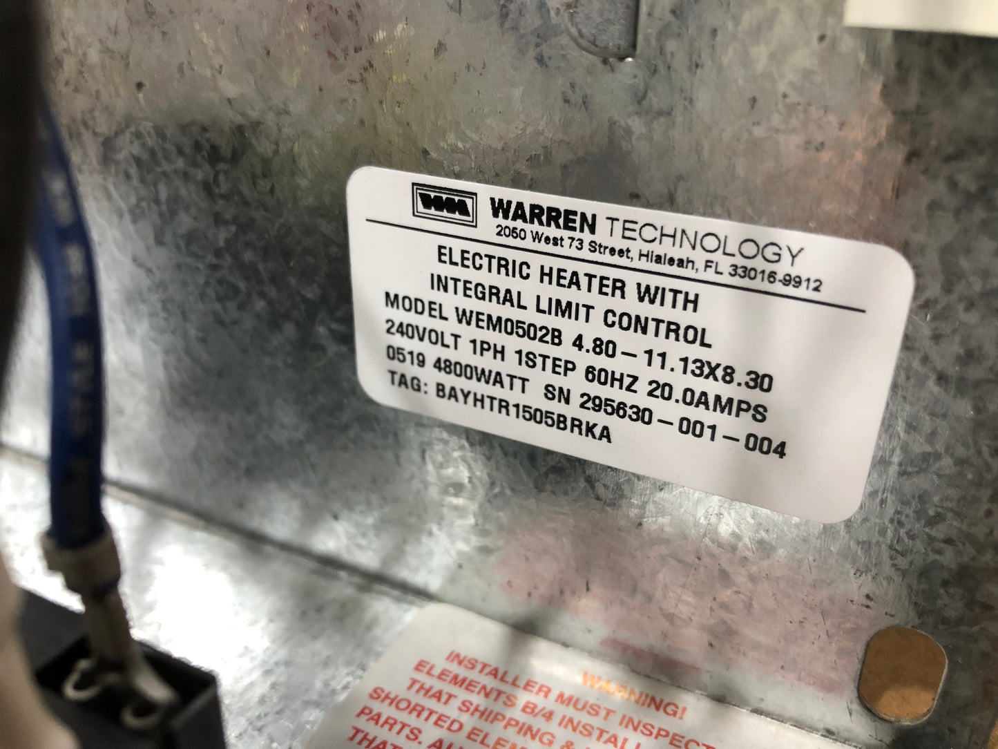 2 Ton SS Comm Compatible AC 16 SEER2, 2.5 Ton Multiposition Air Handler and 5 kW Electric Heat Kit