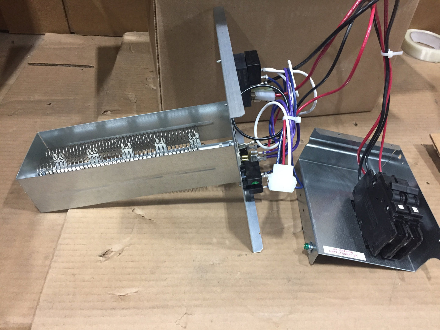 2.5 Ton ECM Comm Compatible Multi Air Handler 208-230/60/1 R410A CFM 1000 and 5 kW Electric Heat Kit