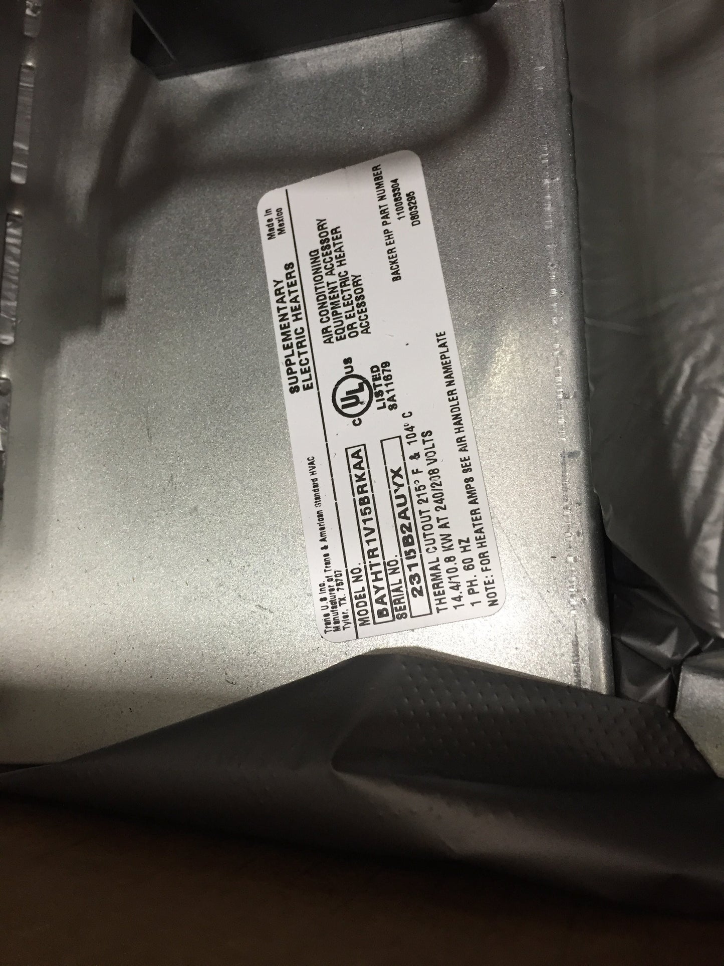 3 Ton Convertible Packaged AC 208-230/60/1 13.4 SEER2 R410A with 15 Kw Heat Kit W/2 60 Amps Breakers