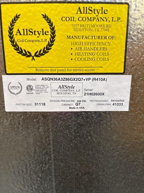 75,000 BTU 1-Stg Up/Horz ECM Multi Speed Gas Furnace 80% with 3 Ton AC/HP Multiposition Cased A Coil