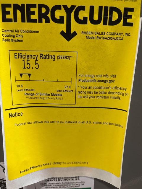 100,000 BTU Ultra Low NOx Up/Horz Gas Furnace 80%, 5 Ton SS Comm Comp AC 16 SEER, 5 Ton Multi A Coil