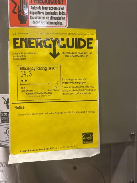 75,000 BTU 1-Stg Up/Horz Gas Furnace 80%, 2.5 Ton 1-Stg SS AC 14.3 SEER2, 3 Ton Multi Cased N Coil