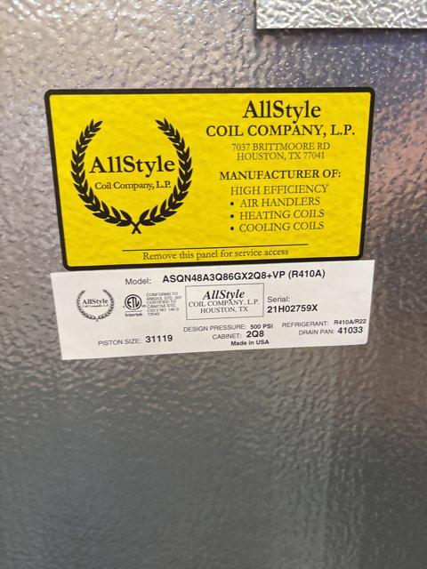 80,000 BTU Low NOx Down/Horz Gas Furnace 96%, 4 Ton 1-Stg SS AC 14 SEER and 4 Ton Multi Cased A Coil