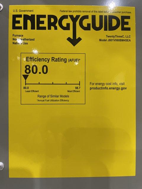 60,000 BTU Multi ECM Gas Furnace 80%, 3 Ton SS AC R454B 14.3 SEER2, 1.5-3 Ton Up/Down Cased A Coil