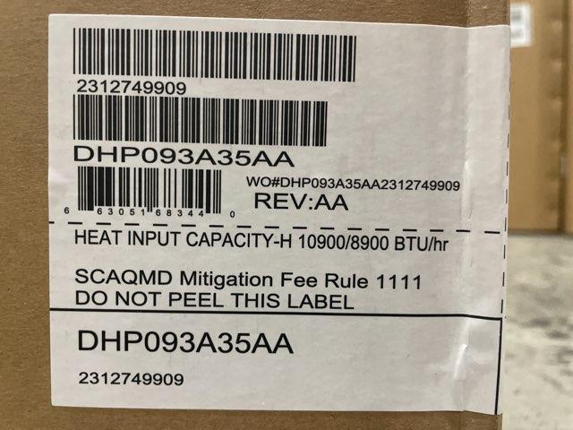 9,000 BTU Packaged Terminal HP with 3.5 KW Heat, 208-230/60/1, R410A and 42" x 16-1/16" Wall Sleeve
