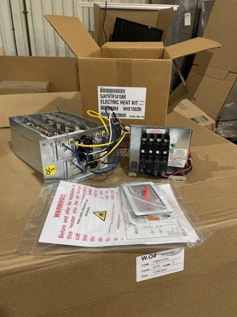 4 Ton 1-Stg SS Heat Pump R454B 14.3 SEER2, 4 Ton AC/HP PSC Multiposition Air Handler with 15KW Heat