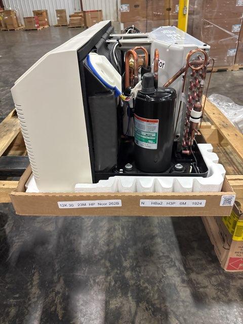 12,000 BTU Packaged Terminal Heat Pump W/ 7-15 KW Heat, 42" x 16" Steel Wall Sleeve with Rear Grille