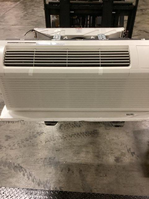 7,000 BTU Packaged Terminal HP W/ 2.5KW Heat, 42"x16" Steel Wall Sleeve with Aluminum Outdoor Grille