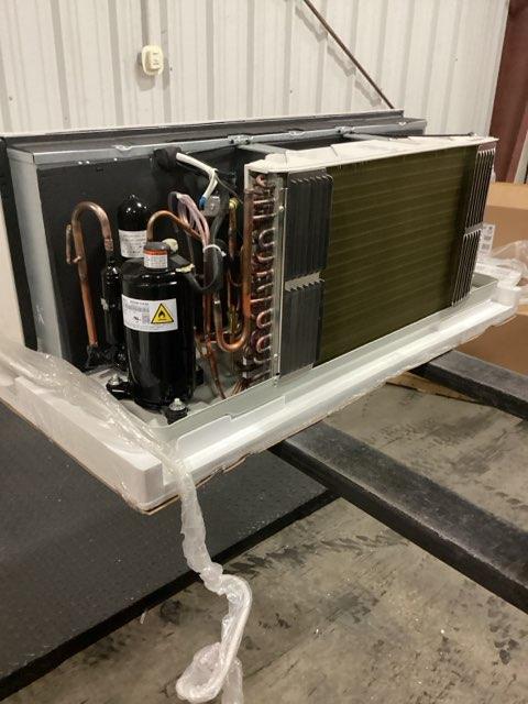 7,000 BTU Packaged Terminal HP W/ 2.5KW Heat, 42"x16" Steel Wall Sleeve with Aluminum Outdoor Grille