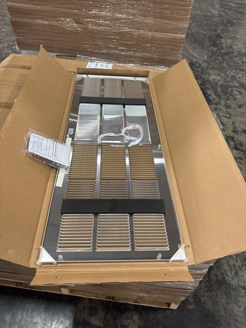 12,000 BTU Packaged Terminal HP with 5 KW Heat, R-32, 42"x16" Steel Wall Sleeve and Aluminum Grille