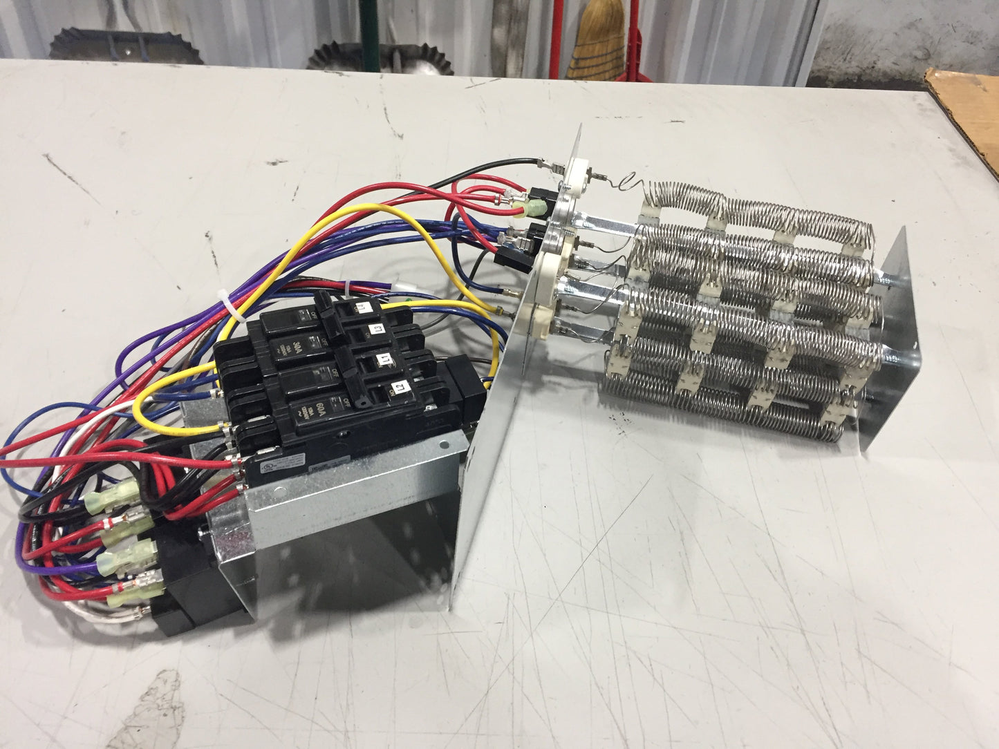 5 Ton AC/HP ECM Multiposition Air Handler 208-230/60/1 R-410A CFM 2210 and 15 KW Heat Kit, 62.5 Amps