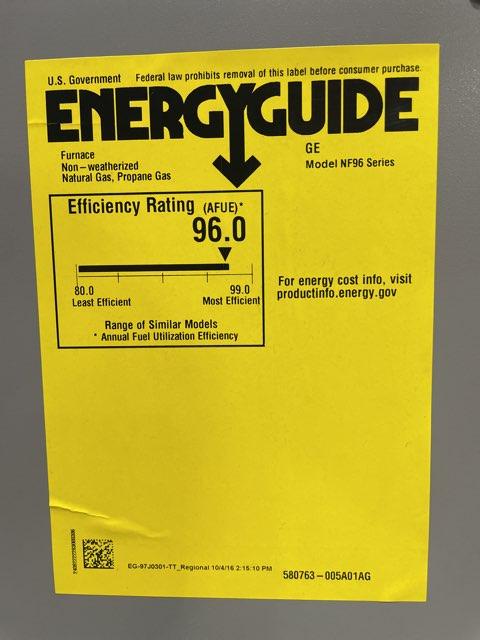 88,000 BTU 1-Stage Downflow ECM Multi Speed Gas Furnace 96% with 4 Ton AC/HP Downflow Cased A Coil