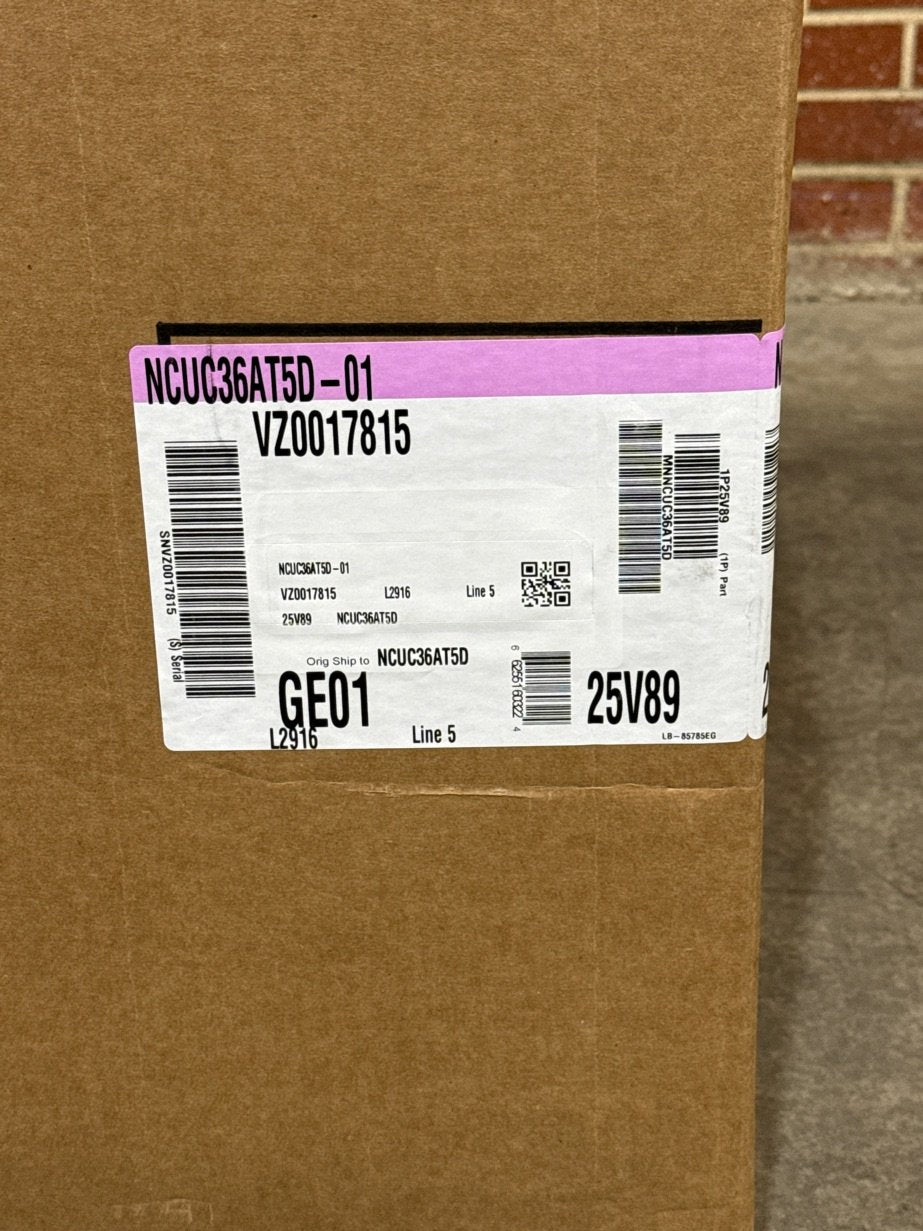50,000 BTU 1-Stg Up/Horz ECM Gas Furnace 80% 115/60/1 with 3 Ton AC/HP Upflow Cased A Coil, R410A