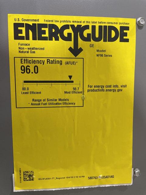 88,000 BTU Two-Stage Up/Horz ECM Var Spd Gas Furnace 96% with 3.5 Ton 1-Stage SS AC R410A 17 SEER