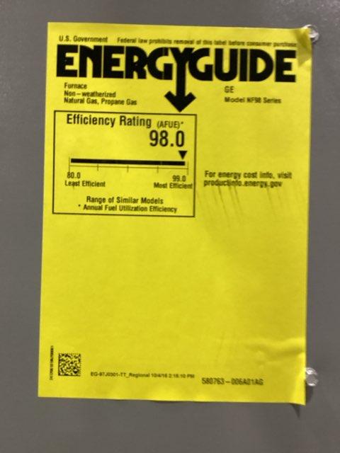 88,000 BTU Low NOx Mod Up/Horz Gas Furnace 98%, 3.5 Ton AC R410A 17 SEER and 4 Ton Down Cased A Coil