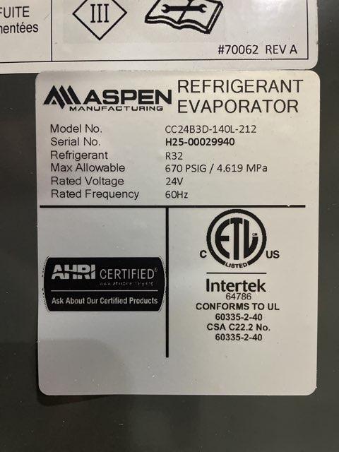 38,000 BTU Single-Stage Up/Horz ECM Gas Furnace 95% and 2 Ton AC/HP Upflow Cased A Coil, R32 CFM 800