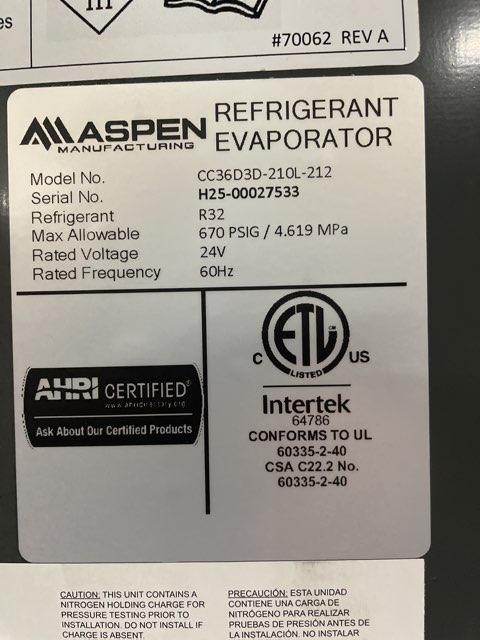 110,000 BTU 2-Stage Up/Horz ECM Var Speed Gas Furnace 96% with 3 Ton AC/HP Upflow Cased A Coil, R32