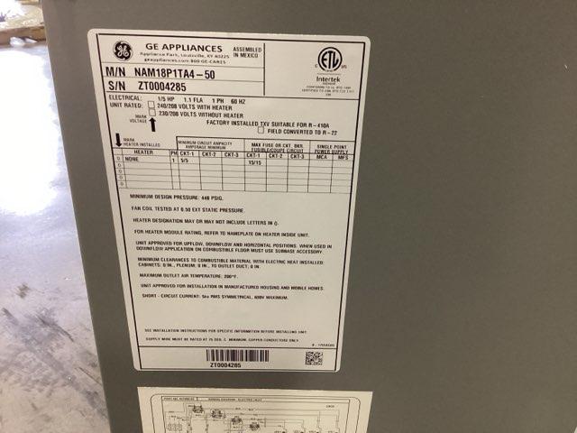 1.5 Ton AC/HP PSC Multiposition Air Handler 208-230/60/1 R-410A CFM 920 with 5 kW Electric Heat Kit