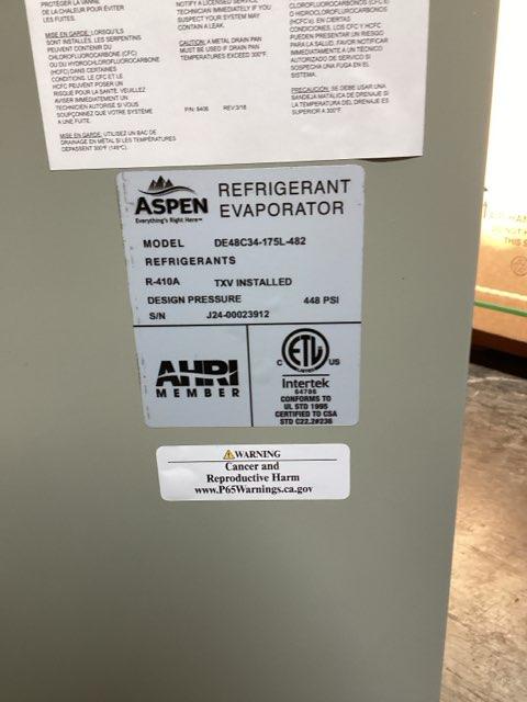 3.5 Ton SS Air Conditioner 208-230/60/1 R410A 13 SEER, 4 Ton AC/HP Up/Horz Cased A Coil, Thermostat