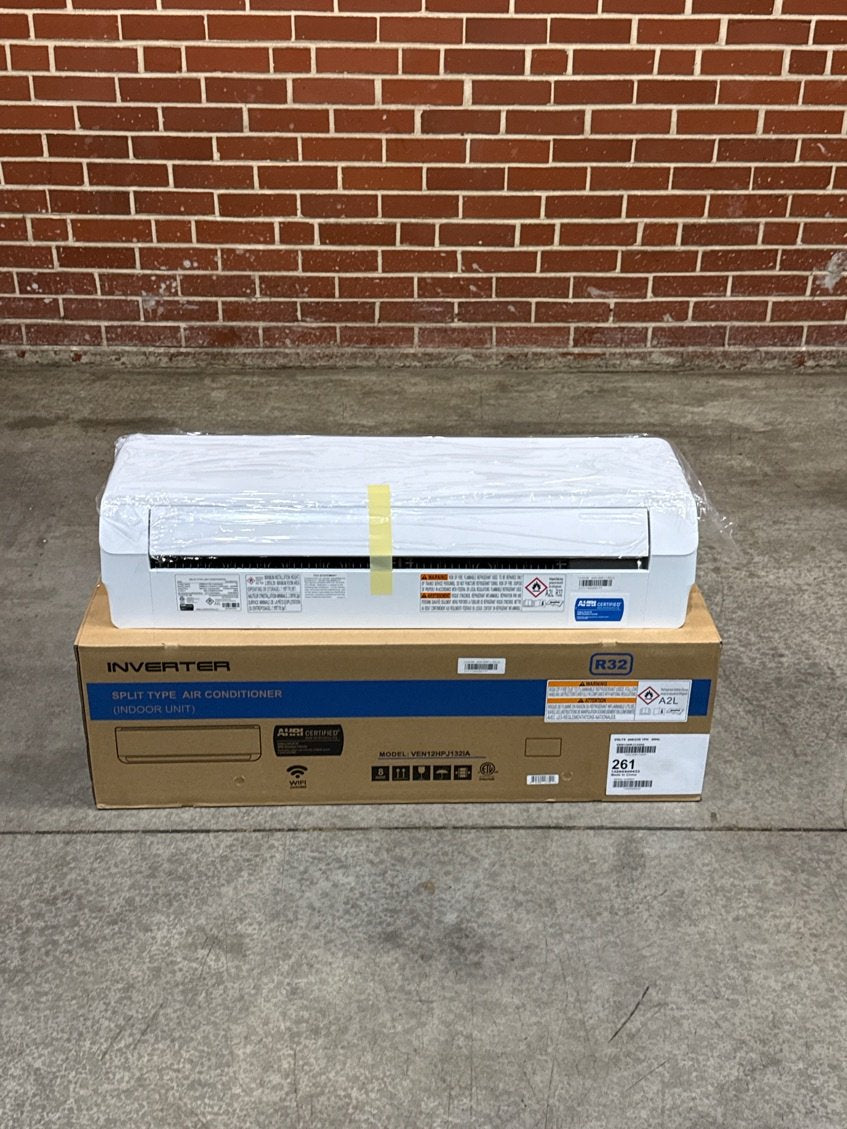 12,000 BTU Single-Zone Indoor/Outdoor Inverter Heat Pump Mini Split Set, 16 SEER2 208-230/60/1 R-32