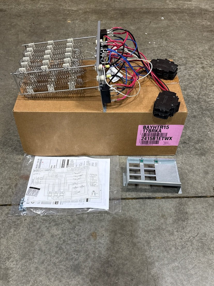 3 Ton AC/HP PSC Multiposition Air Handler 208-230/60/1 R-410A and 15KW Electric Heat Kit w/ Breaker