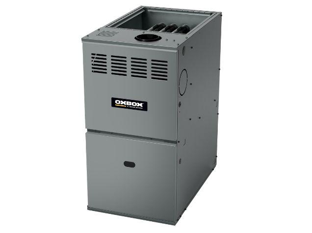 100,000 BTU 1-Stg Multiposition ECM Var Spd Gas Furnace 80% and 2.5 Ton 1-Stg SS AC R454B 13.4 SEER2