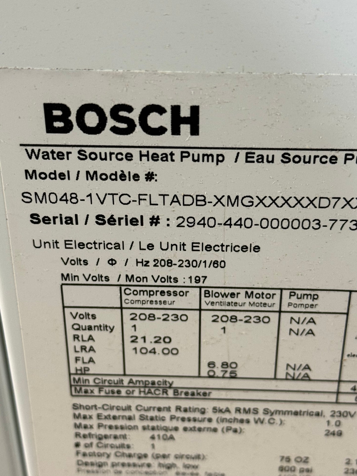 4 Ton Two-Stage ECM Vertical Geothermal Heat Pump 208-230/60/1 R410A 25.2 EER