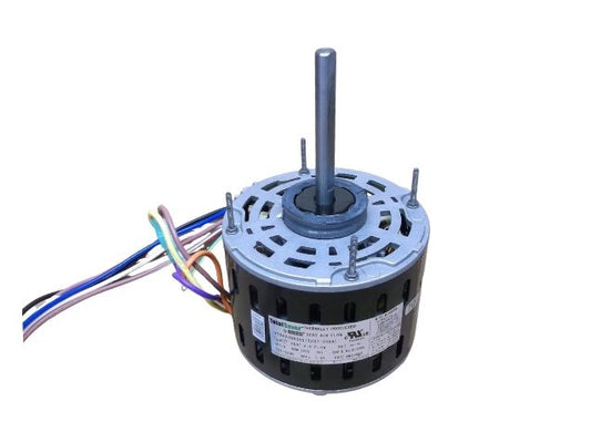 Motor de soplador de accionamiento directo de 1/4 HP, 208-230/60/1 RPM: 1075/3 velocidades